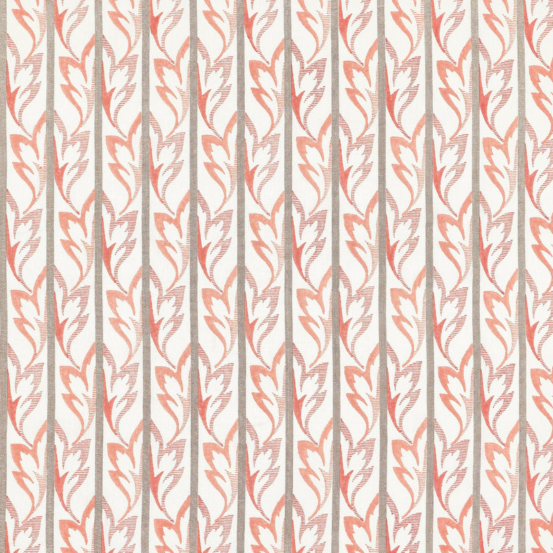 Nina Campbell Dora Fabric in coral