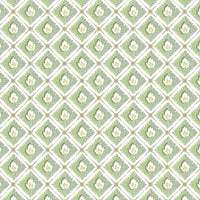 Nina Campbell Athena Elsie Green Fabric