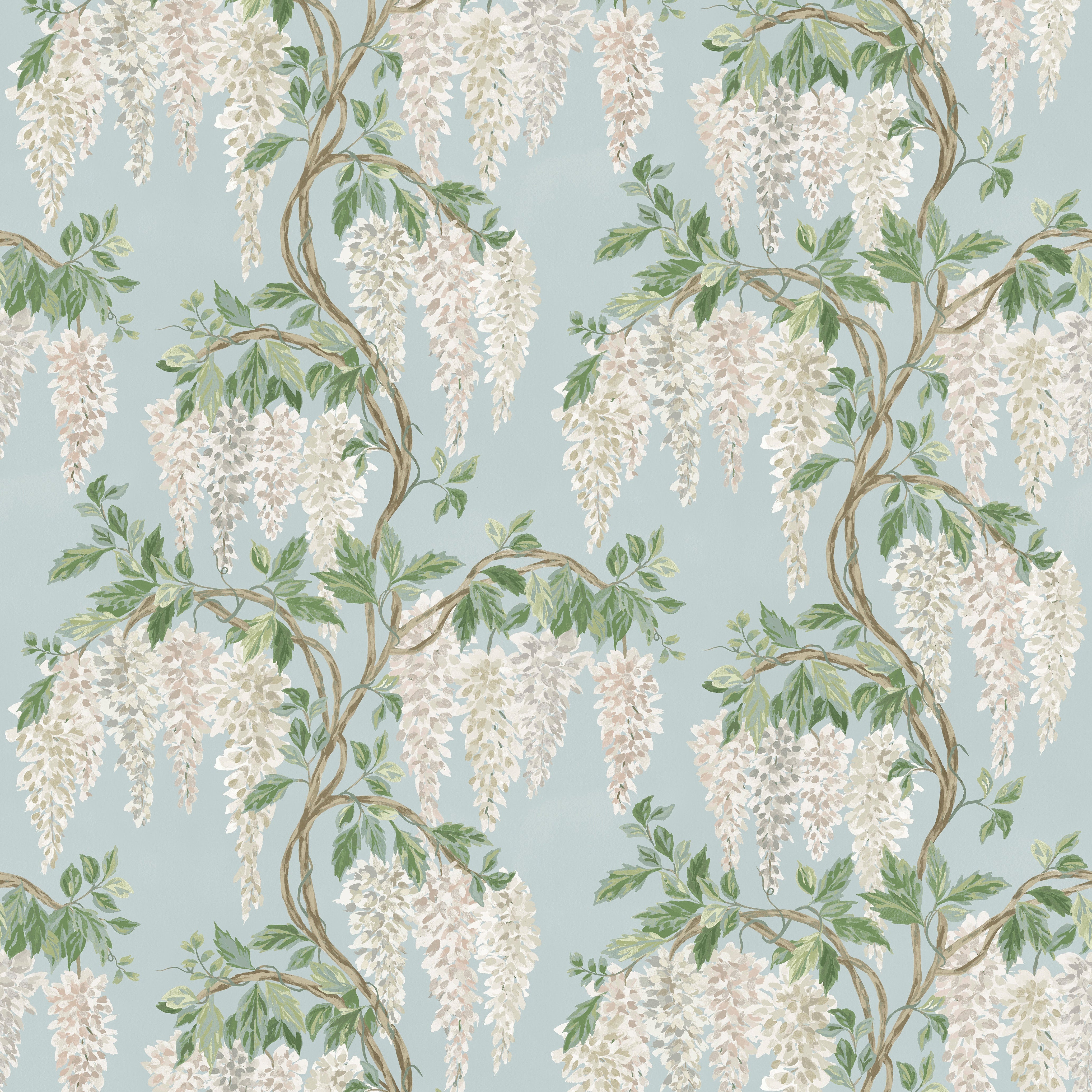 Bourton Wisteria Walk Aqua/Green NCF4605-03