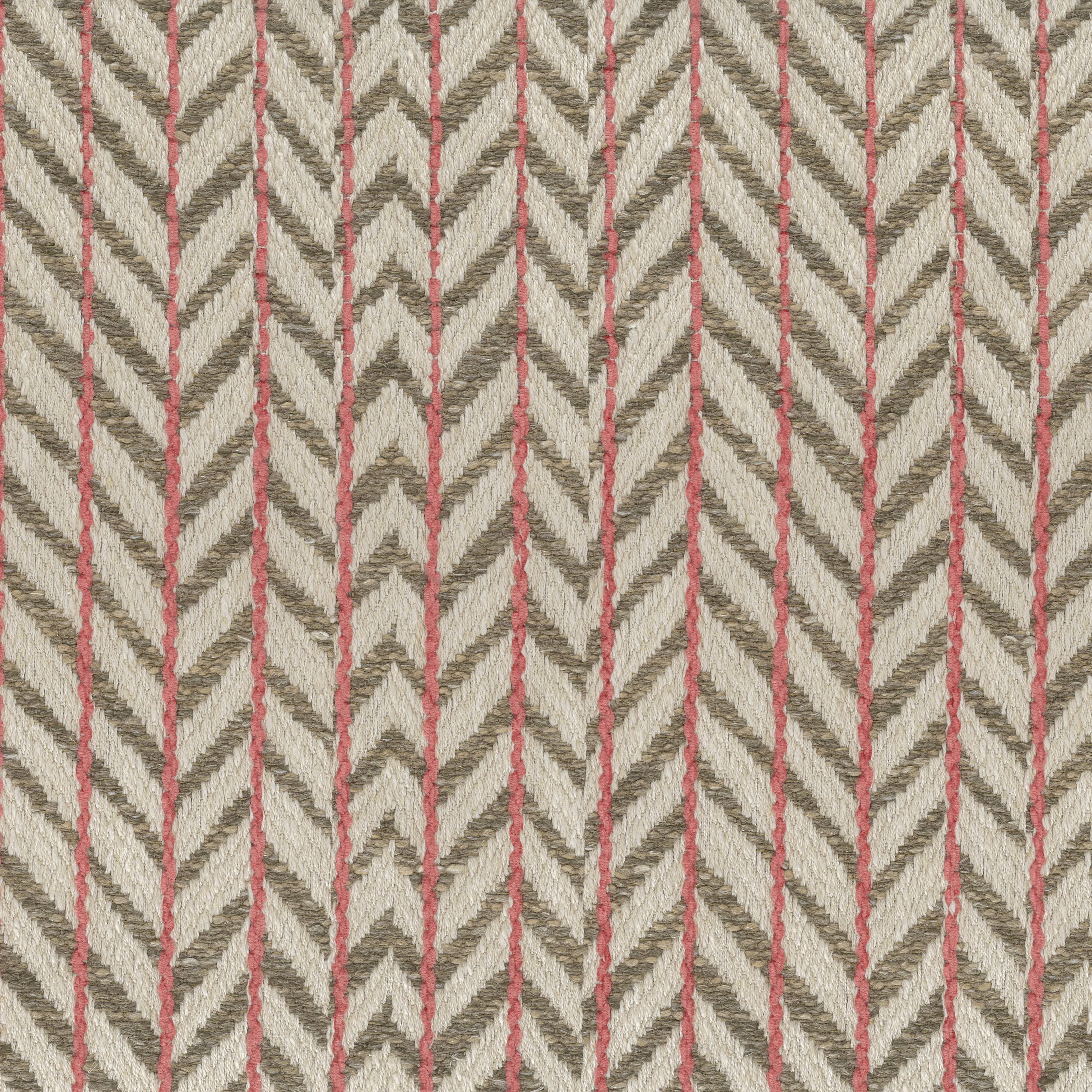 Bourton Weaves Fairford Taupe/Coral NCF4611-01