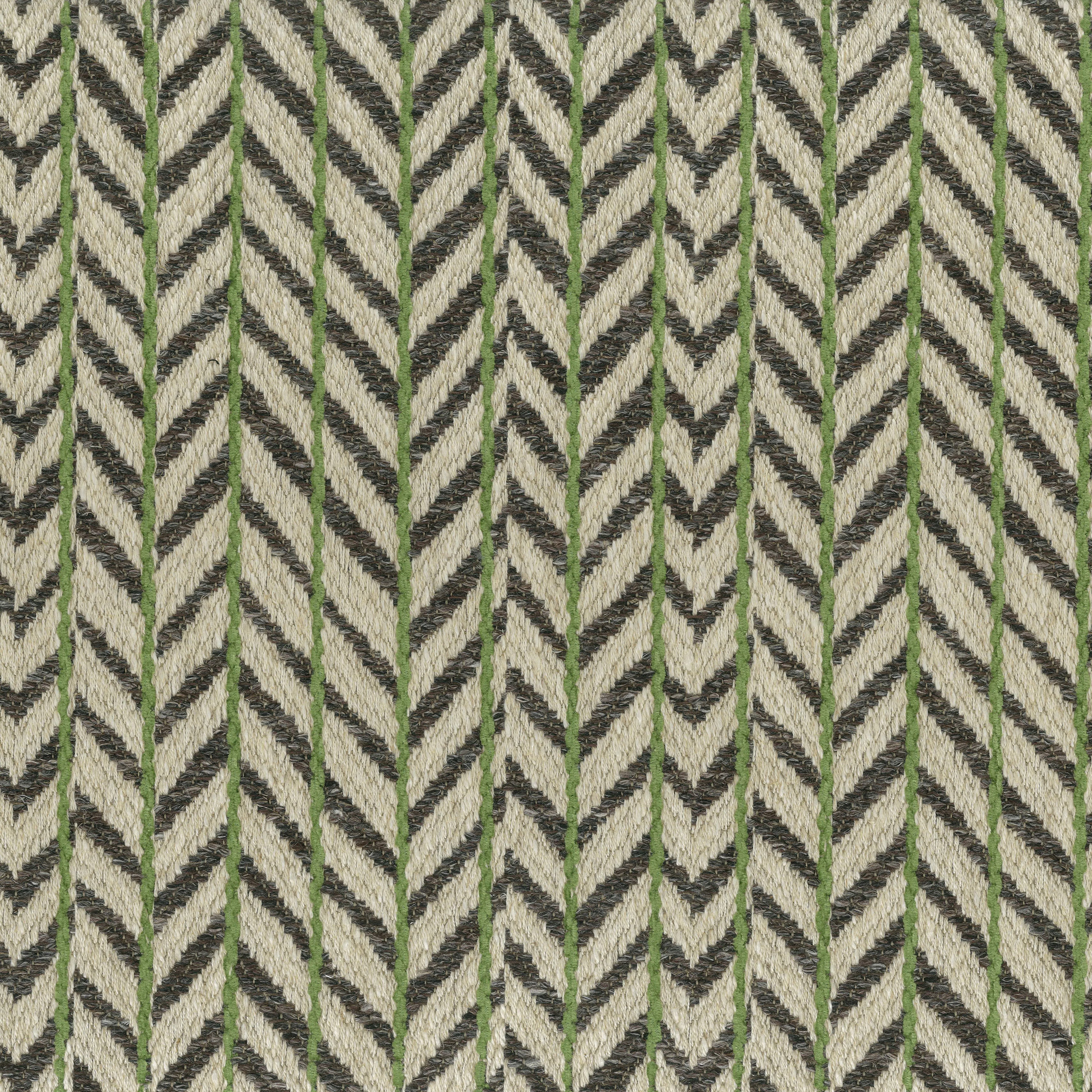 Bourton Weaves Fairford Charcoal/Green NCF4611-04