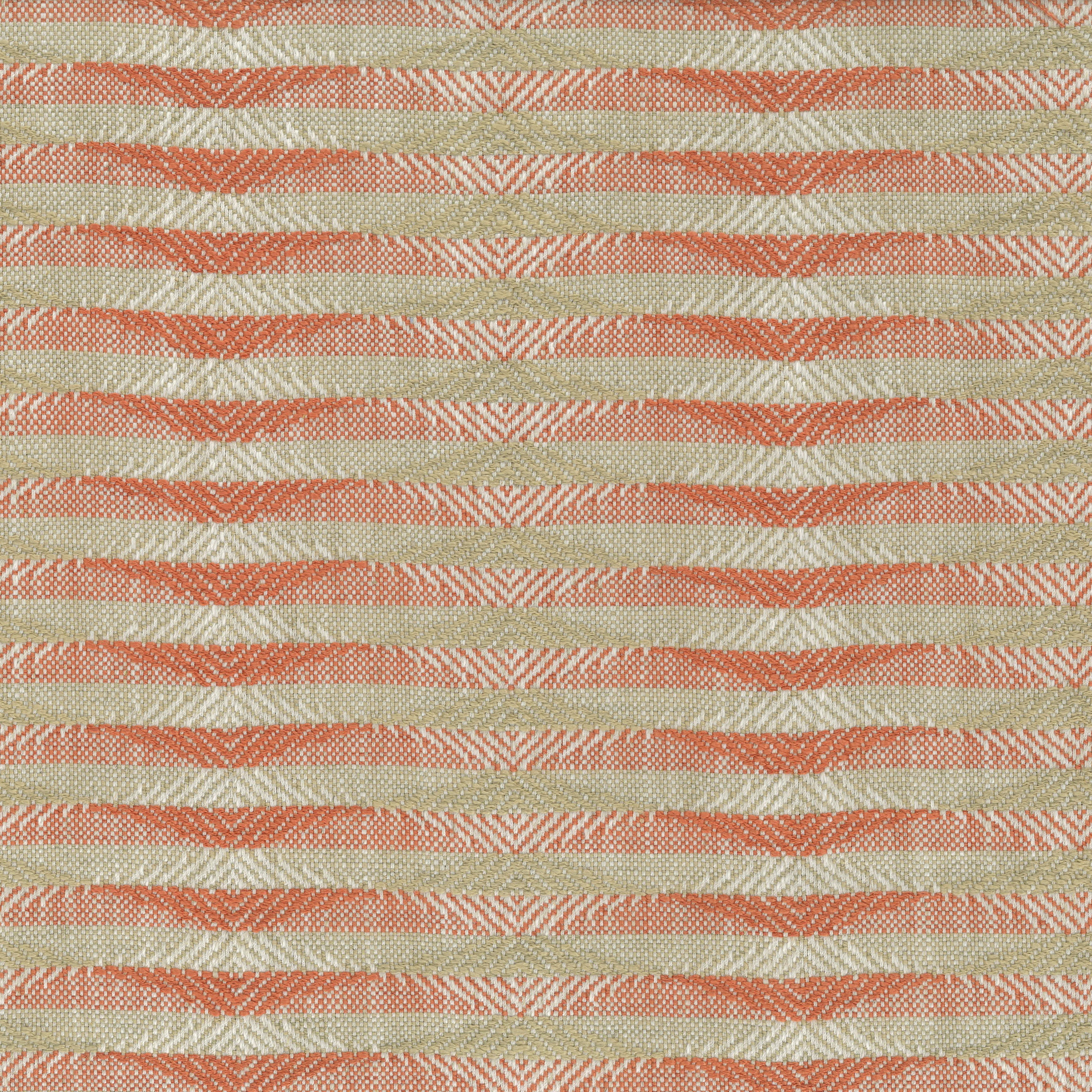 Bourton Weaves Kingham Coral/Beige NCF4615-02