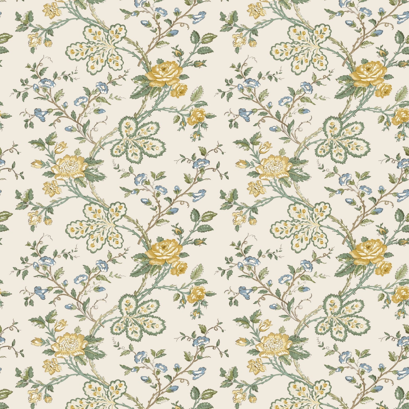 Dauphine Genevieve Yellow/Sage/Ivory NCW4634-03