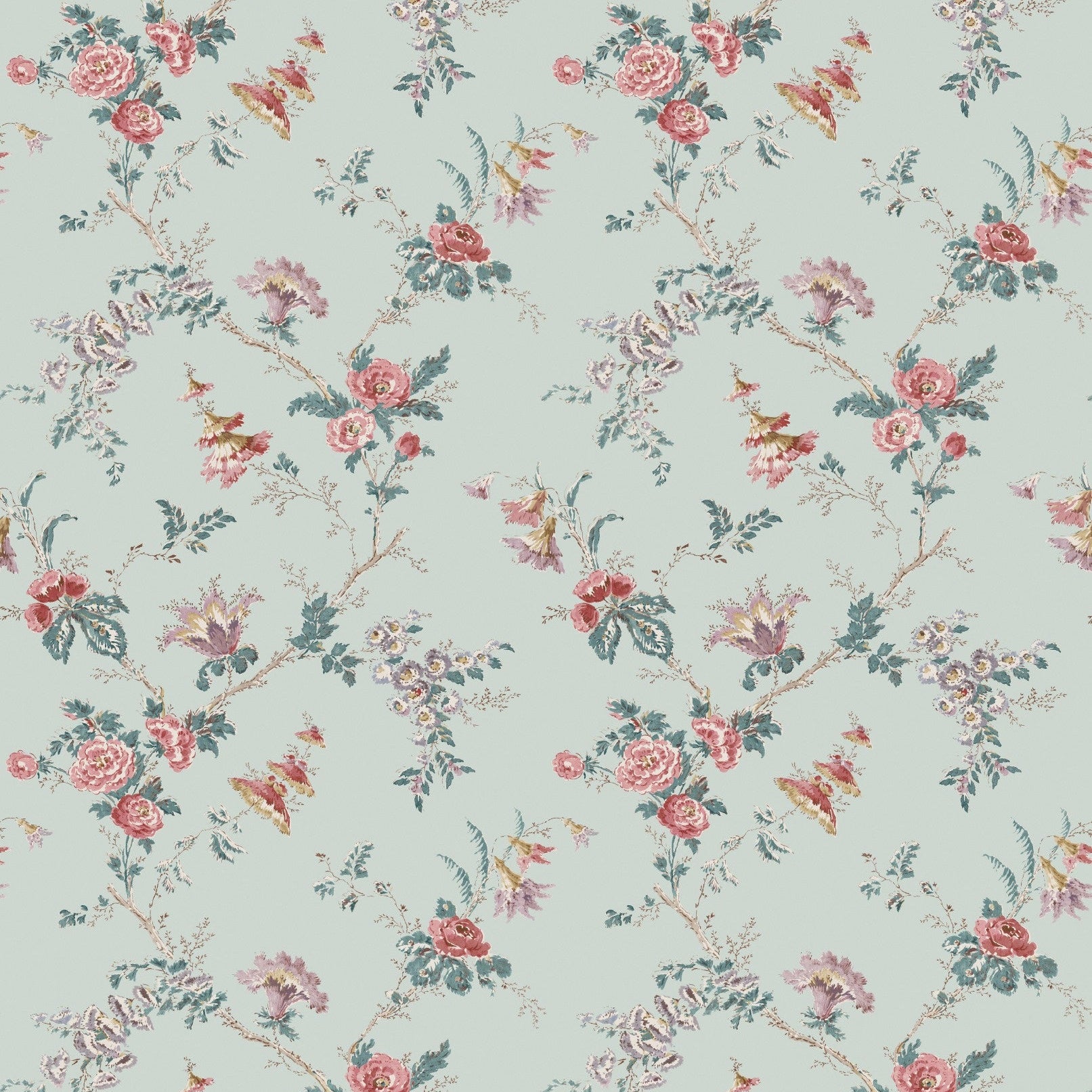 Dauphine Boscobel Duck Egg/Teal/Pink NCW4637-01