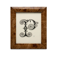 Narvik Dark Brown Burl Frame 8x10