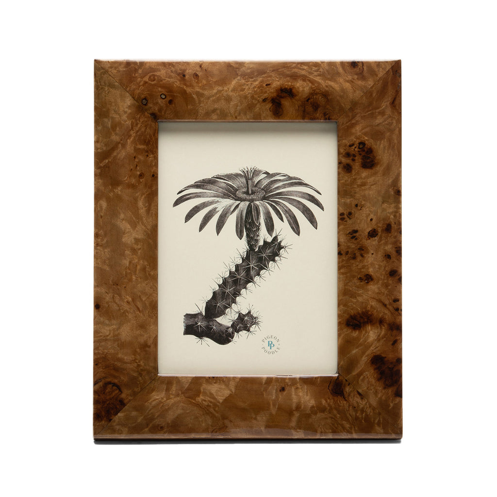 Narvik Burl Frame Dark Brown 5x7