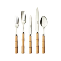 Natural Bamboo Cutlery Set of Five