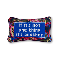 Not One Thing Needlepoint Cushion