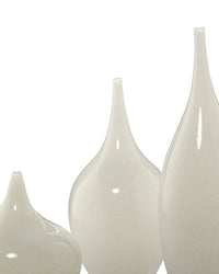 Nymph Decorative Vases Set of 3 White