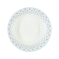 Nina Campbell Oatmeal Bowl Blue Sprig