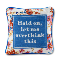 Overthink Needlepoint Cushion
