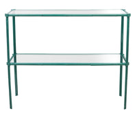 Pagoda Small Console in Verdigris Ready to Ship