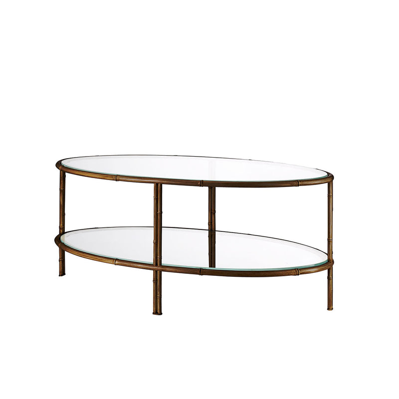 Nina Campbell Pagoda Oval Coffee Table