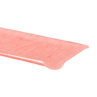 Nina Campbell Coral Fabric Tray Oblong corner shot against a white background