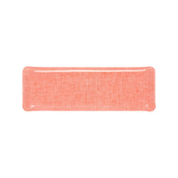 Nina Campbell Coral Fabric Tray Oblong against a white background