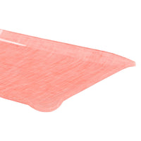 Nina Campbell Coral Fabric Tray Small corner shot against a white background