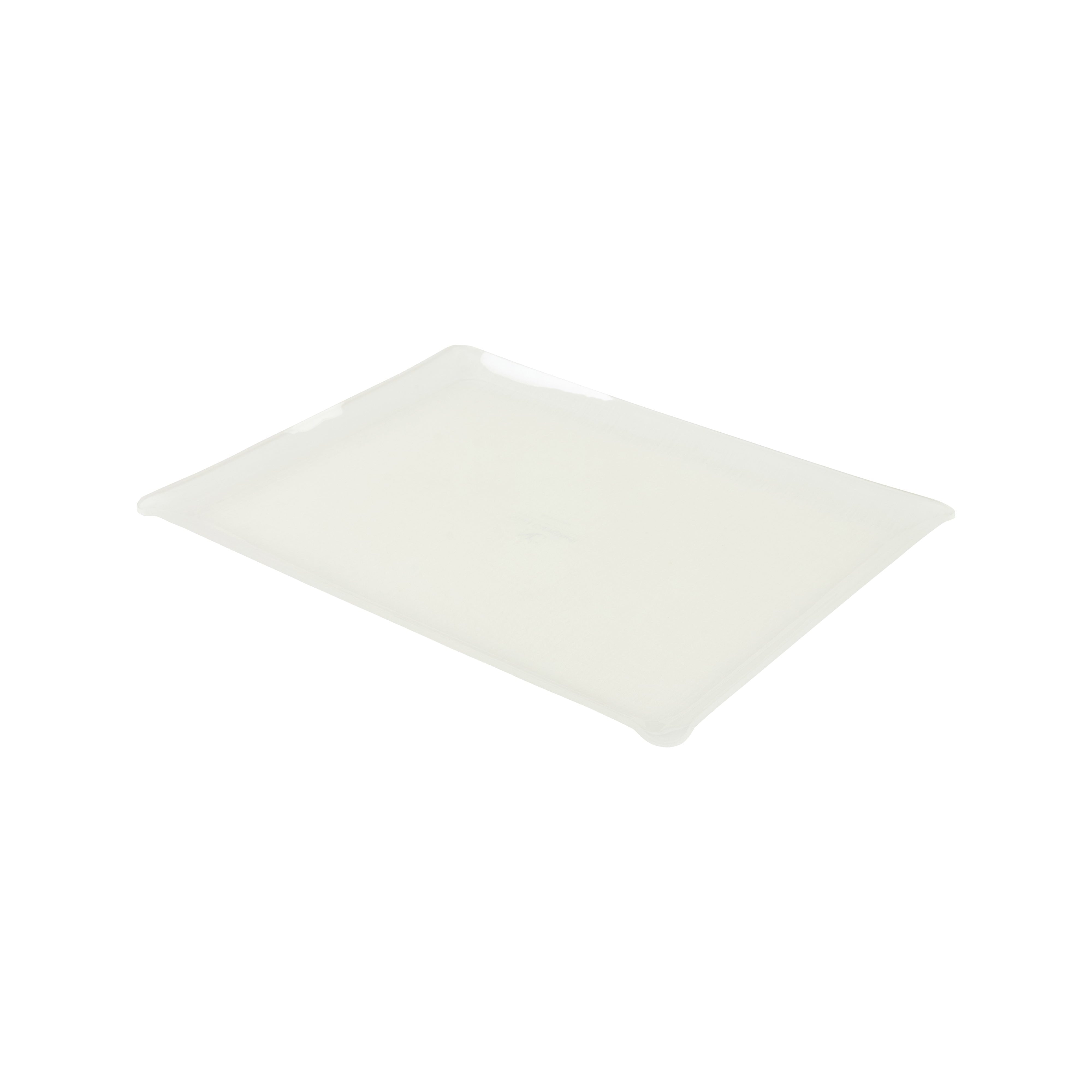 Nina Campbell White Fabric Tray Large against a white background