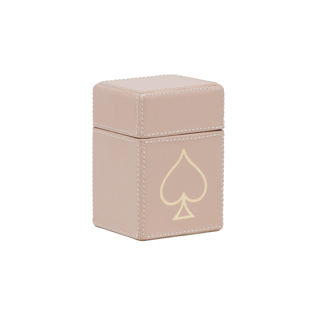 Aira Card Box Set Dusty Rose Leather | Nina Campbell