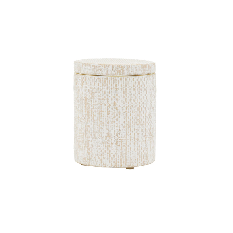 Ghent Woven Whitewash Canister