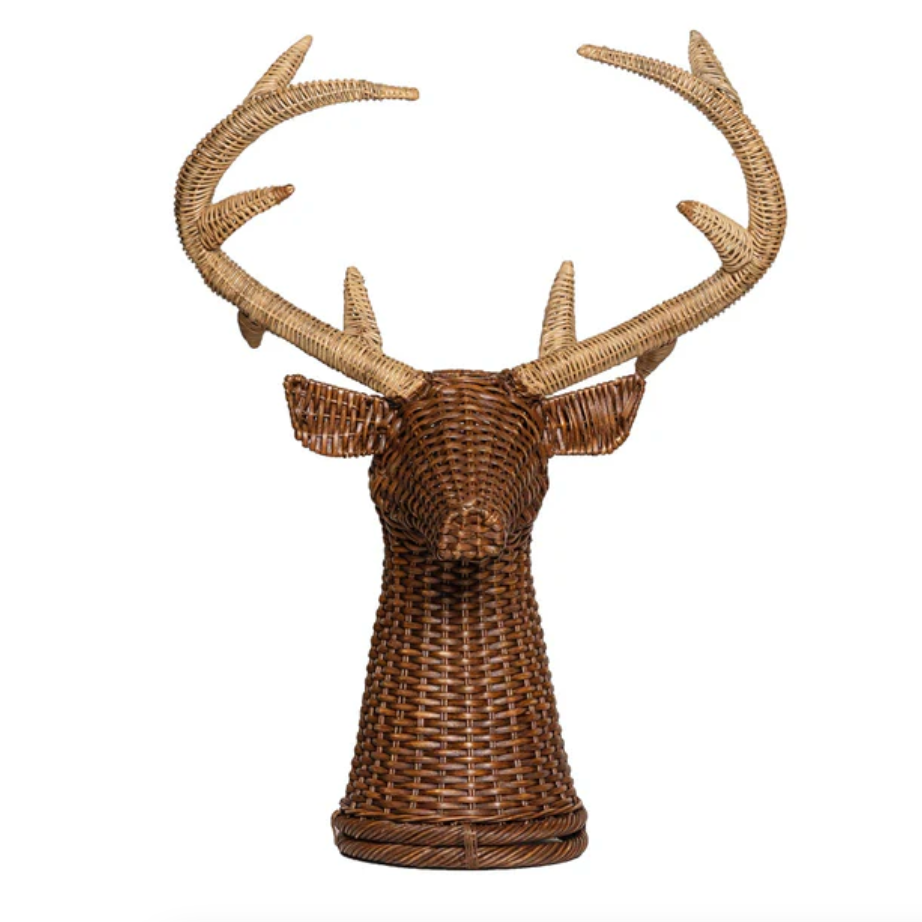 Devon Willow Wicker Stag Vase Large