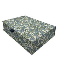 Secret Garden A4 Box File Blue