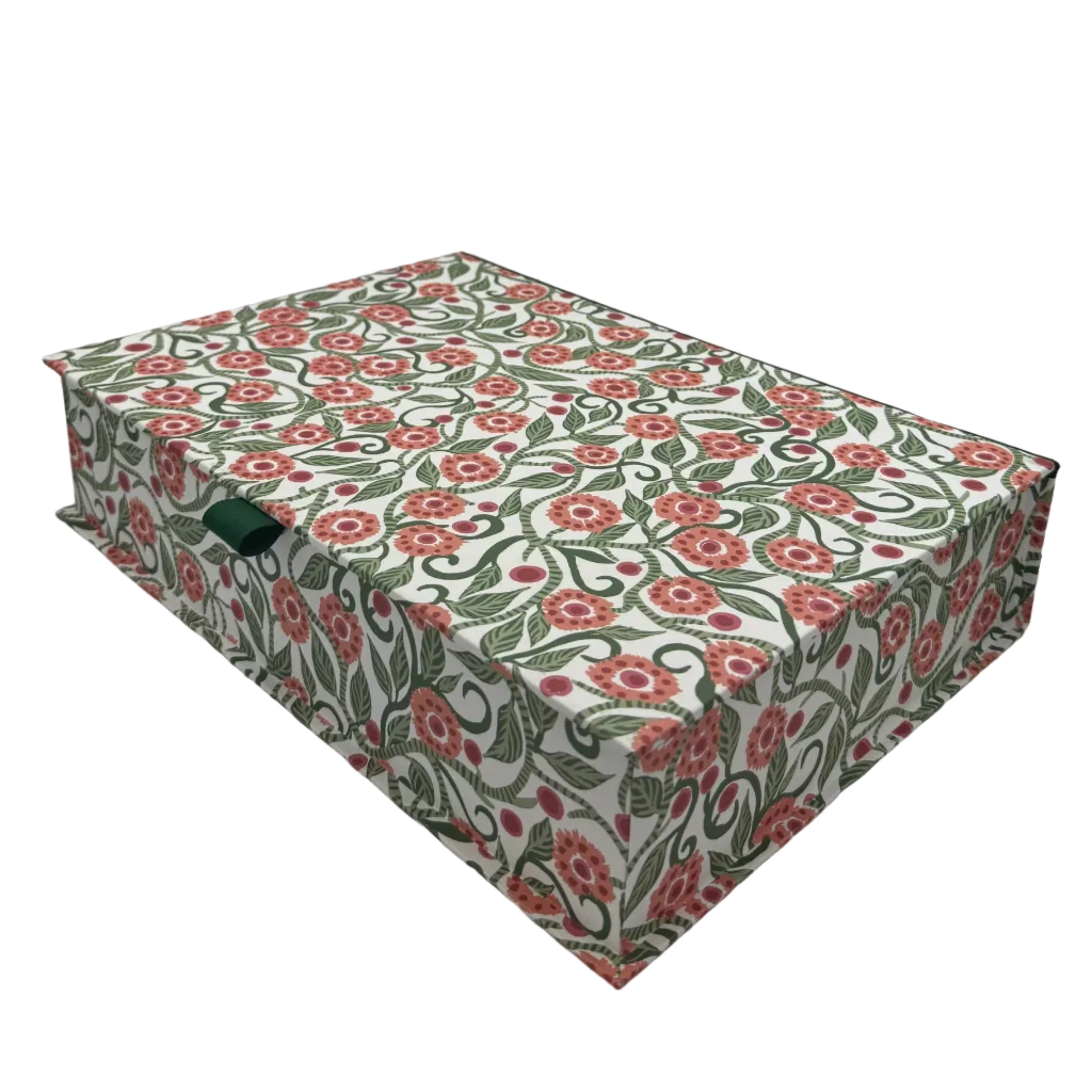 Secret Garden A4 Box File Coral