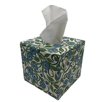 Tissue Box Secret Garden Blue