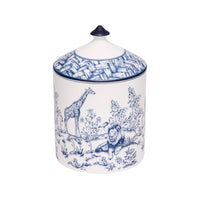 Nina Campbell Serengeti Lidded Candle against a white background