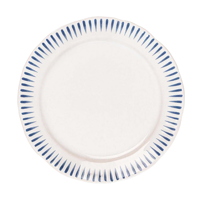 Sitio Stripe Dinner Plate - Blue
