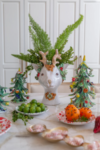 Ceramic Decorated Christmas Tree Small