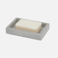 Arles Faux Horn Grey Soap Dish