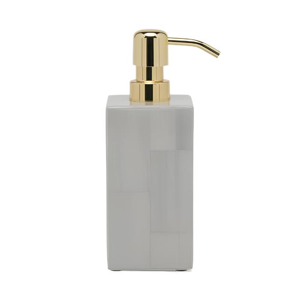 Arles Faux Horn Grey Soap Pump