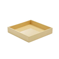 Nina Campbell Lux Tray Small Yellow against a white background
