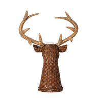 Devon Willow Wicker Stag Vase Large