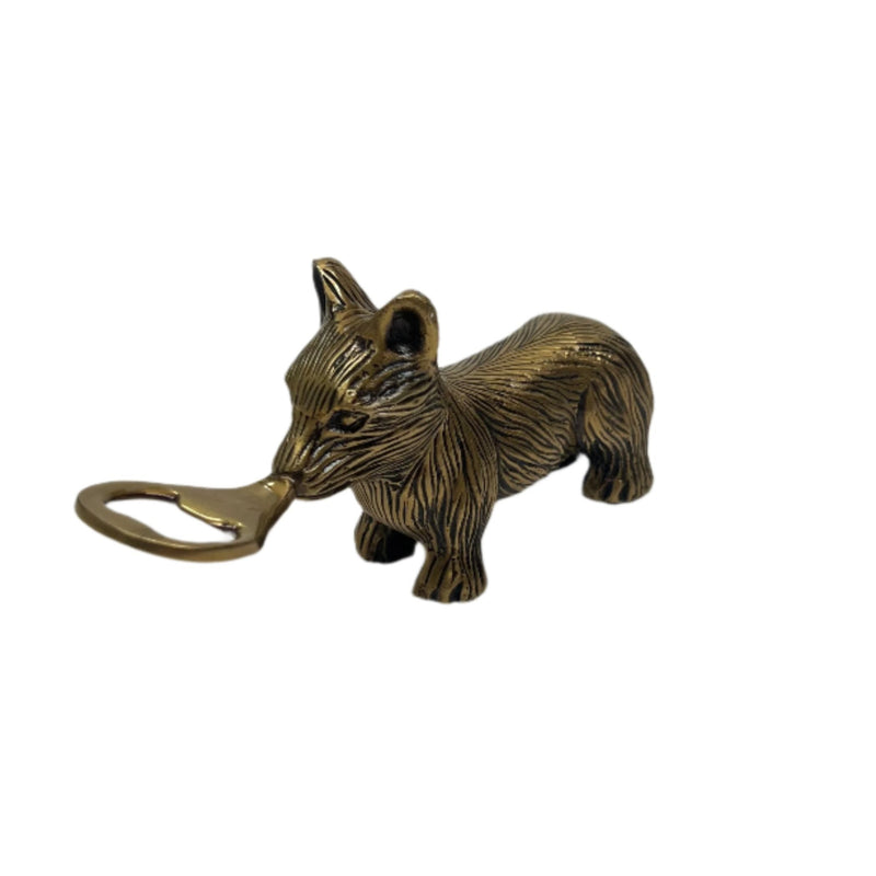 Long Dog Brass Bottle Opener