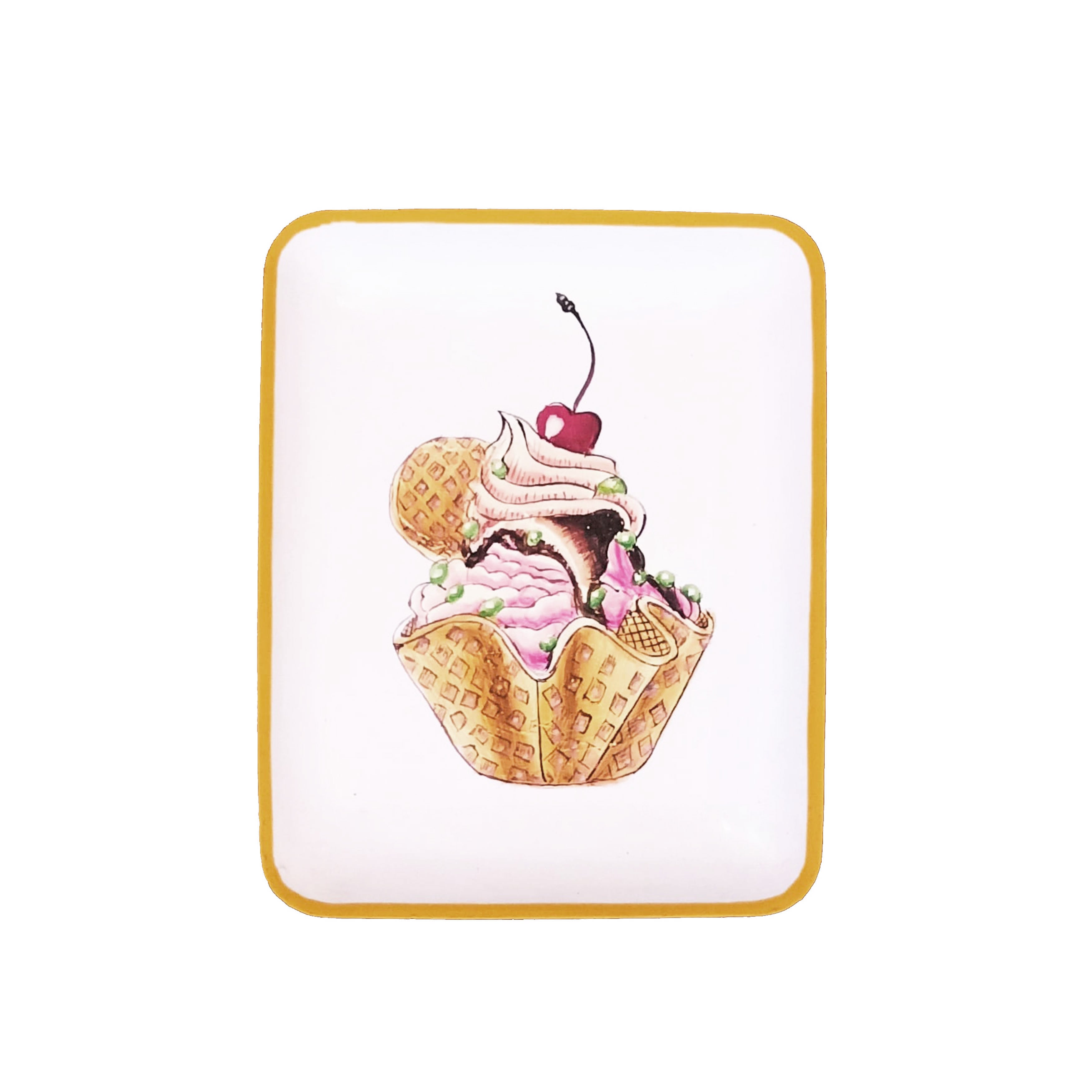 Iron Tray Mini Sundae Cornet