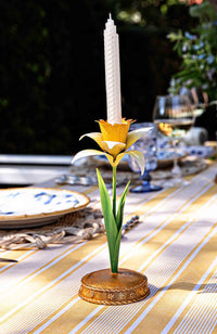 Meadow Walk Daffodil 9" Candlestick