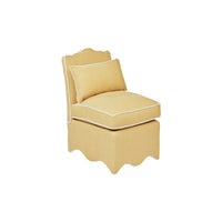 Scallop Slipper Upholstered Chair - Pencarrow