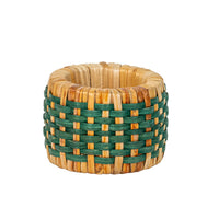 Woven Green Napkin Ring