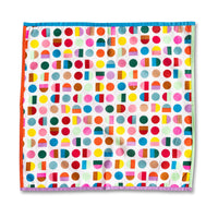 Nina Campbell Yvette Colourful Napkins Set of 4 against a white background