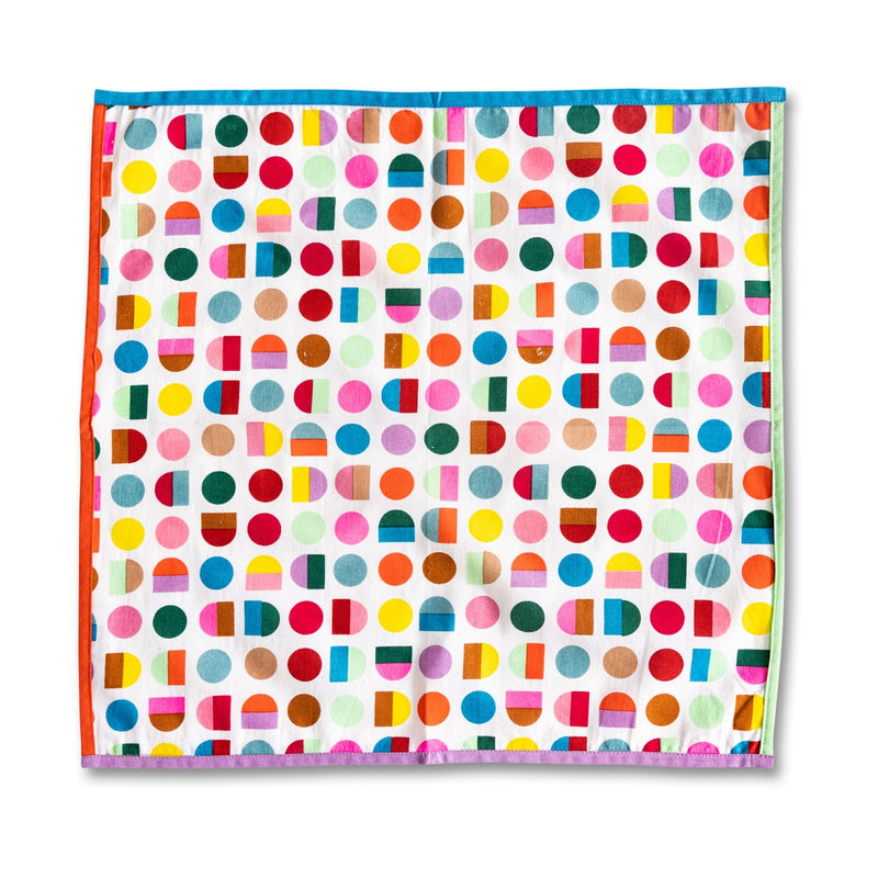 Nina Campbell Yvette Colourful Napkins Set of 4 against a white background