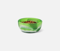 Hugo Swirl Pinch Bowl - Green