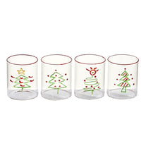 Christmas Glasses Set of 4