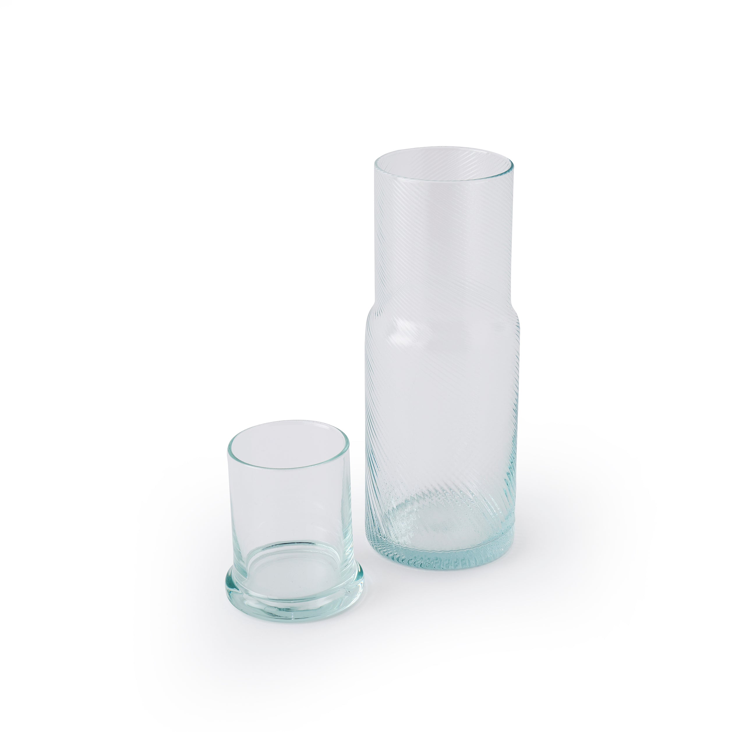 Banca Round Carafe Handblown Glass