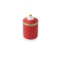 Antler Trellis Lidded Candle Red Cinnamon