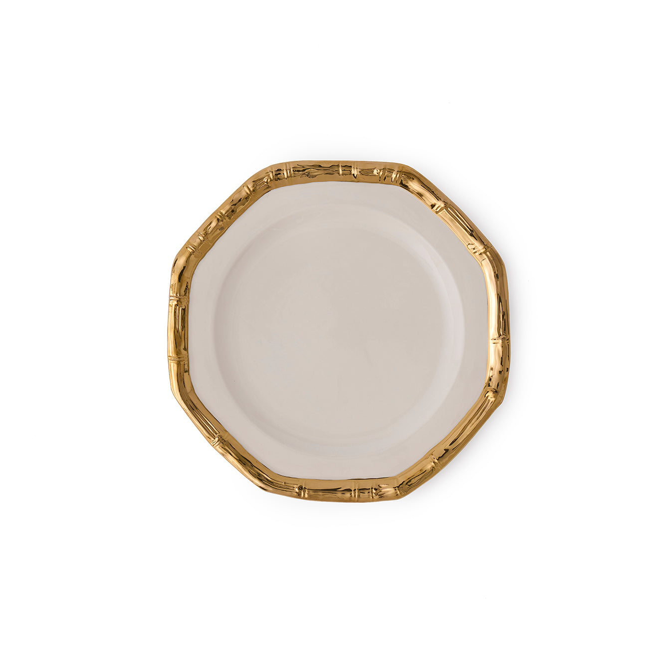 Bamboo Dinner Plate Gold