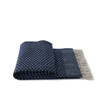 Checkerboard Throw Dark Blue