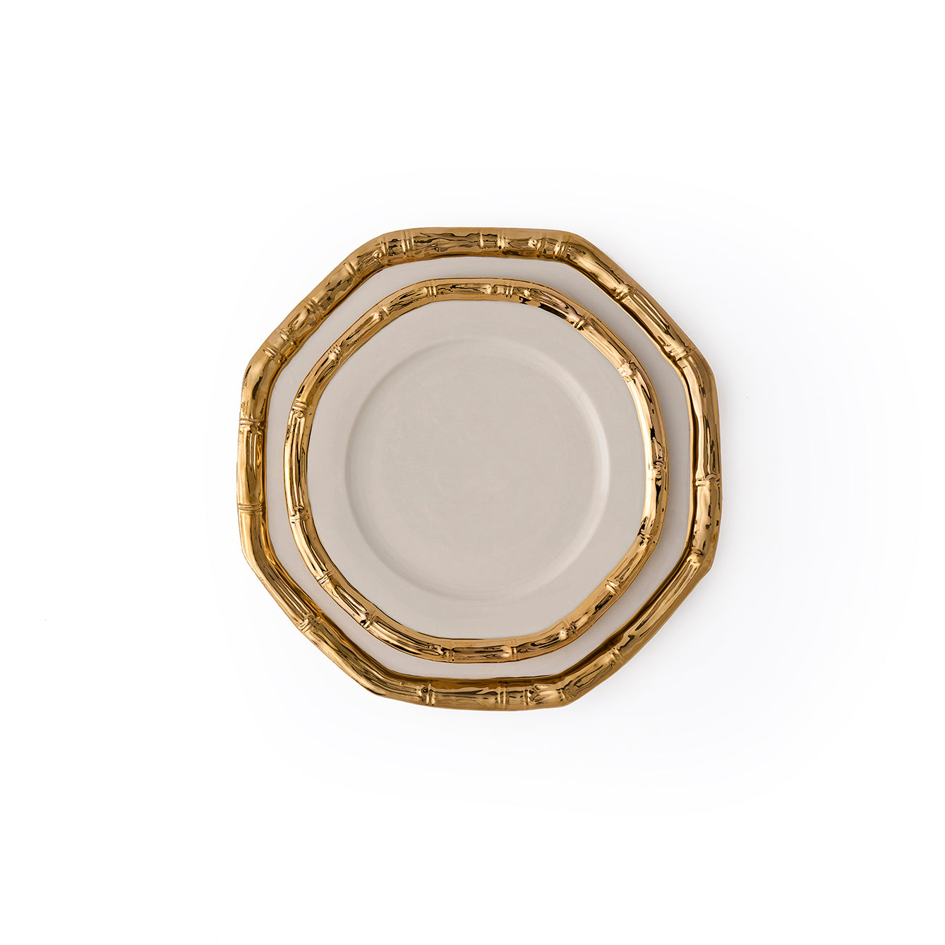 Bamboo Side Plate Gold