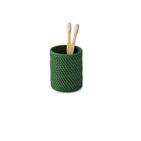 Dalton Brush Holder Rattan Green