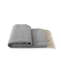 Checkerboard Throw Grey